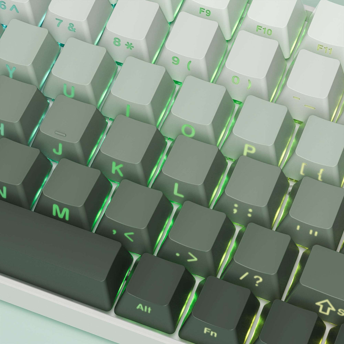 XVX Gradient Series 136-Key Side-Printed OEM Profile PBT Keycap Set