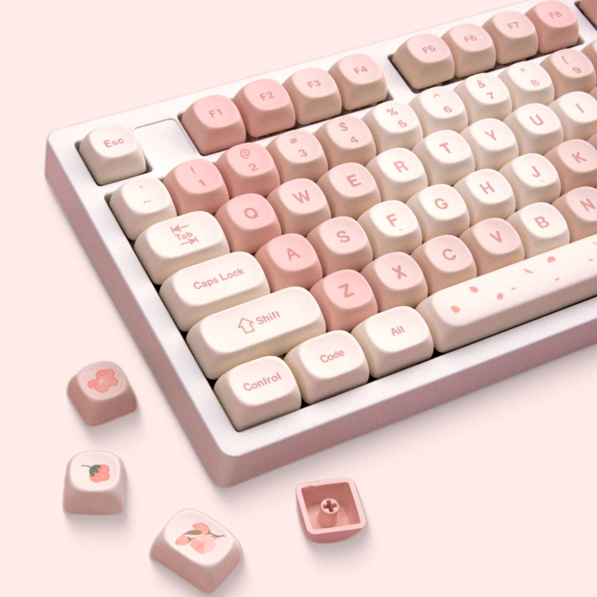 XVX Sakura 143-Key MOA Profile Dye-Sub PBT Keycap Set