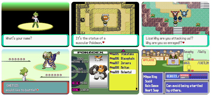 Pokemon Wally Quest GBA Pokemon ROM Hack Video Game Boy Advance