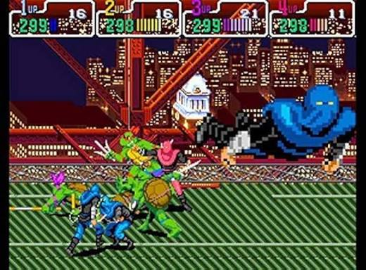 TMNT 4: Turtles in Time — Super Nintendo (Reproduction)