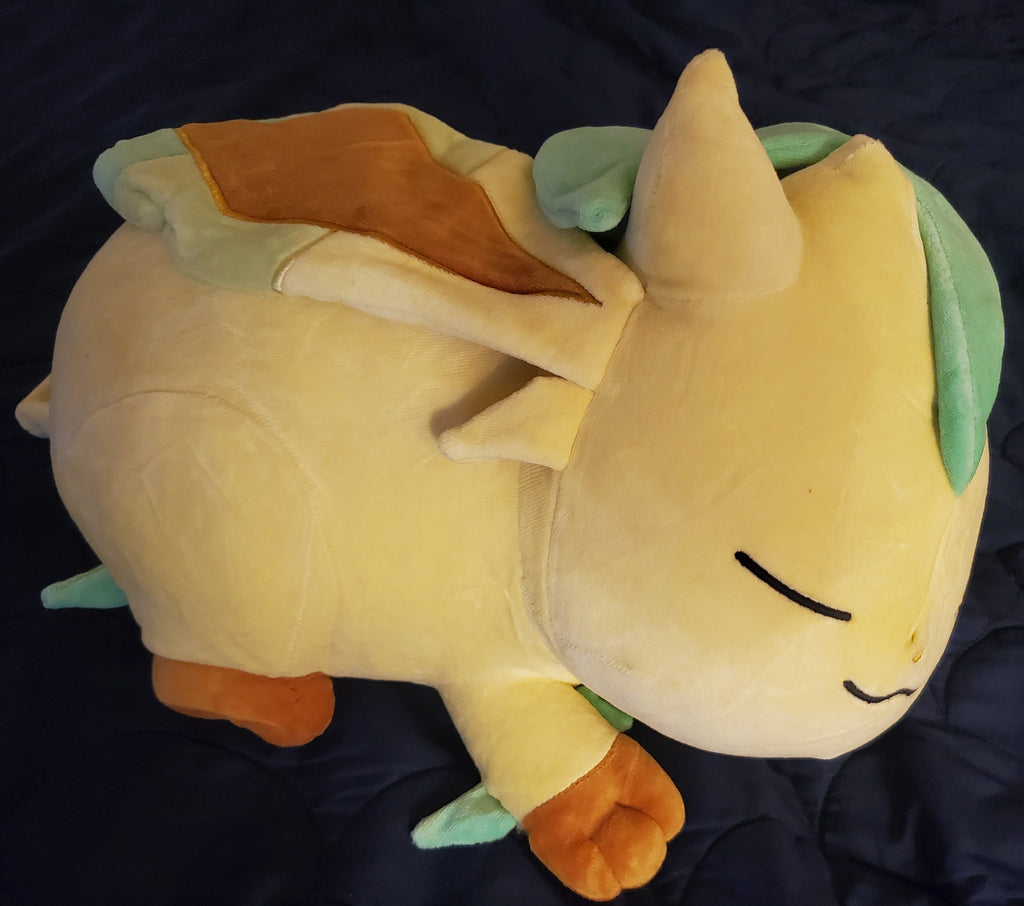 Pokemon Center Leafeon Sleeper Plush Eeveelutions Plush Rare Authentic