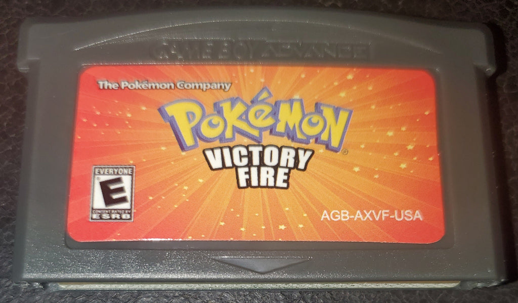 Pokemon Victory Fire GBA ROM Hack Video Game Custom Gameboy Advance