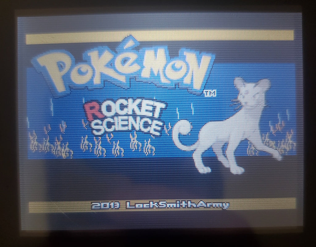 Pokemon Rocket Science GBA ROM Hack Video Game Cartridge Custom Gameboy Advance