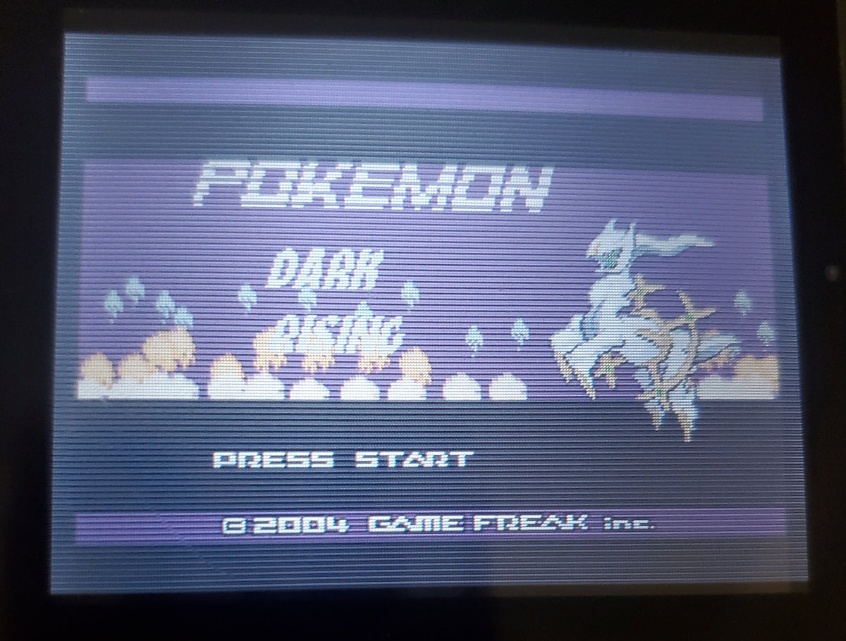 Pokemon Dark Rising GBA ROM Hack Video Game Boy Advance