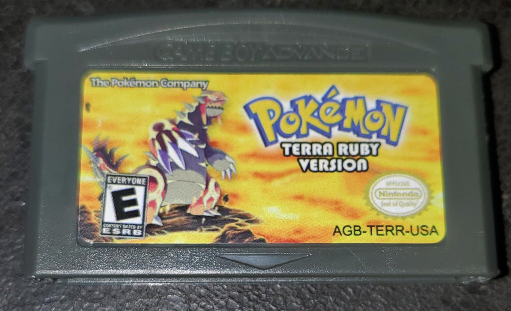 Pokemon Terra Ruby GBA ROM Hack Video Game Custom Gameboy Advance