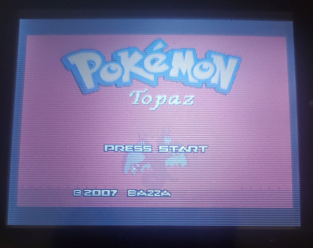 Pokemon Topaz GBA ROM Hack Video Game Custom Gameboy Advance