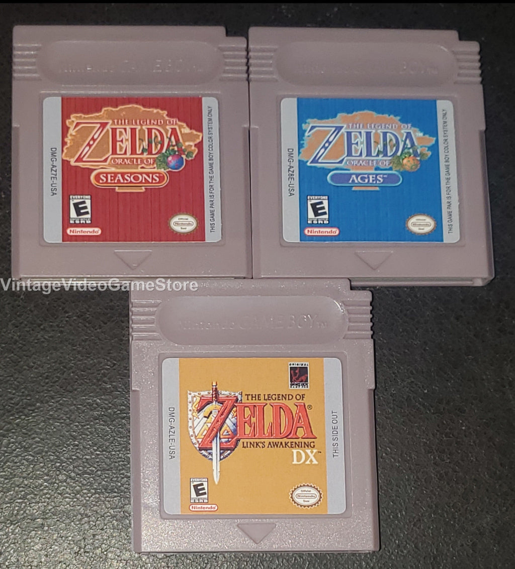 GBC Video Game Cartridge Collection Nintendo Gameboy Color