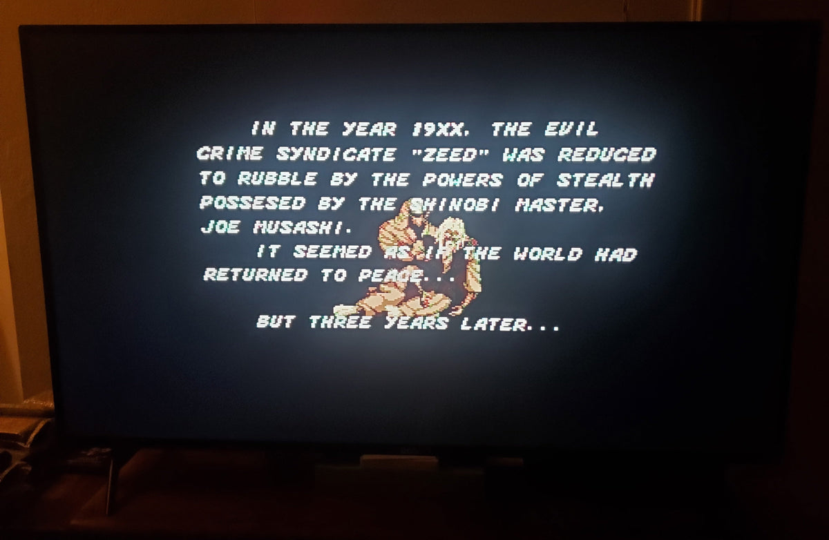The Revenge of Shinobi Sega Genesis Mega Drive Video Game Cartridge