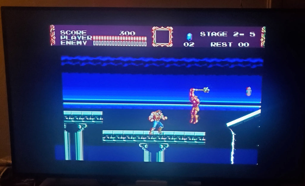 Castlevania Bloodlines Sega Genesis Mega Drive Video Game 1994