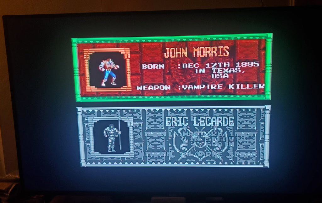 Castlevania Bloodlines Sega Genesis Mega Drive Video Game 1994