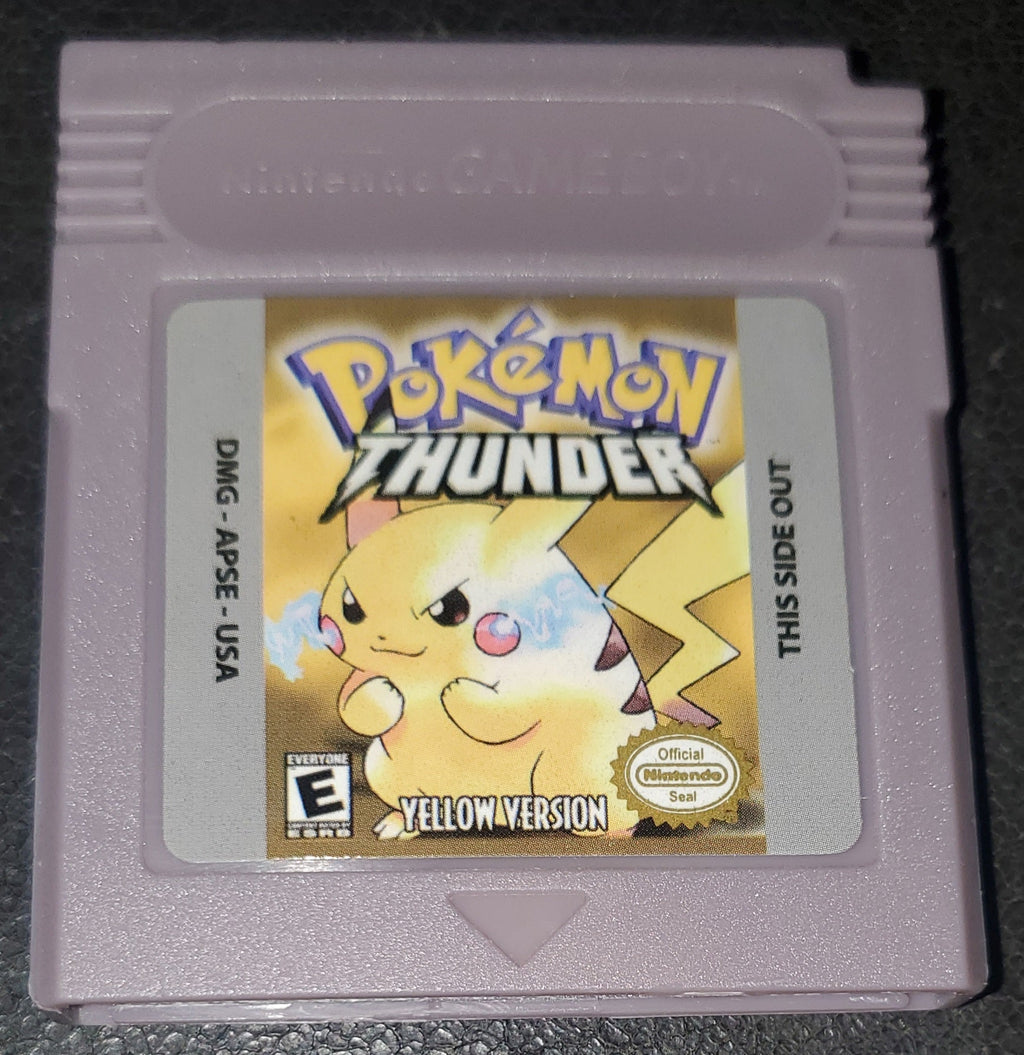 Pokemon Thunder GBC ROM Hack Video Game Custom Gameboy Color