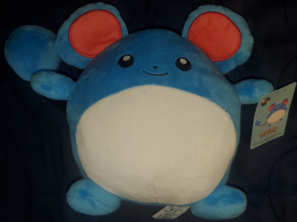 Pokemon Marril Plush Soft Stuffed Doll Toys Cute 10 Inch Kids