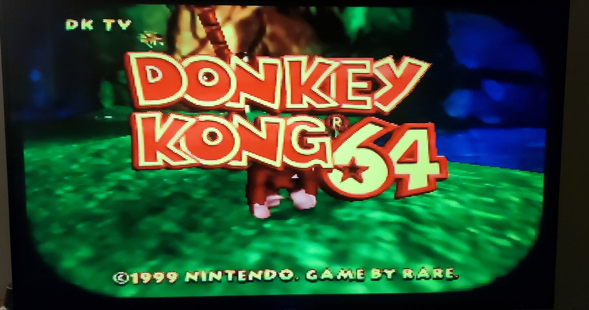 Donkey Kong 64 N64 Nintendo 64 Video Game Cartridge 1999 (Reproduction)