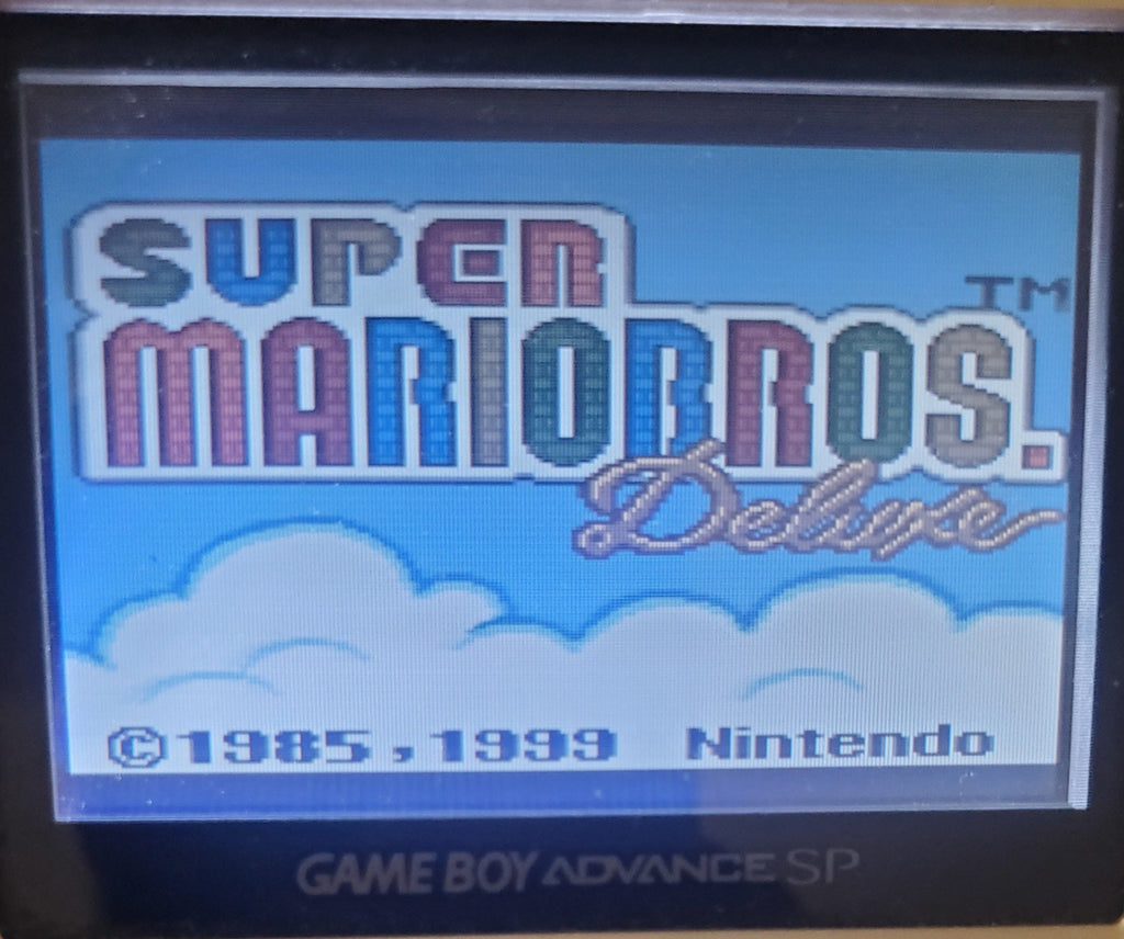 Super Mario Bros Deluxe GBC Video Game Catridge Gameboy Color