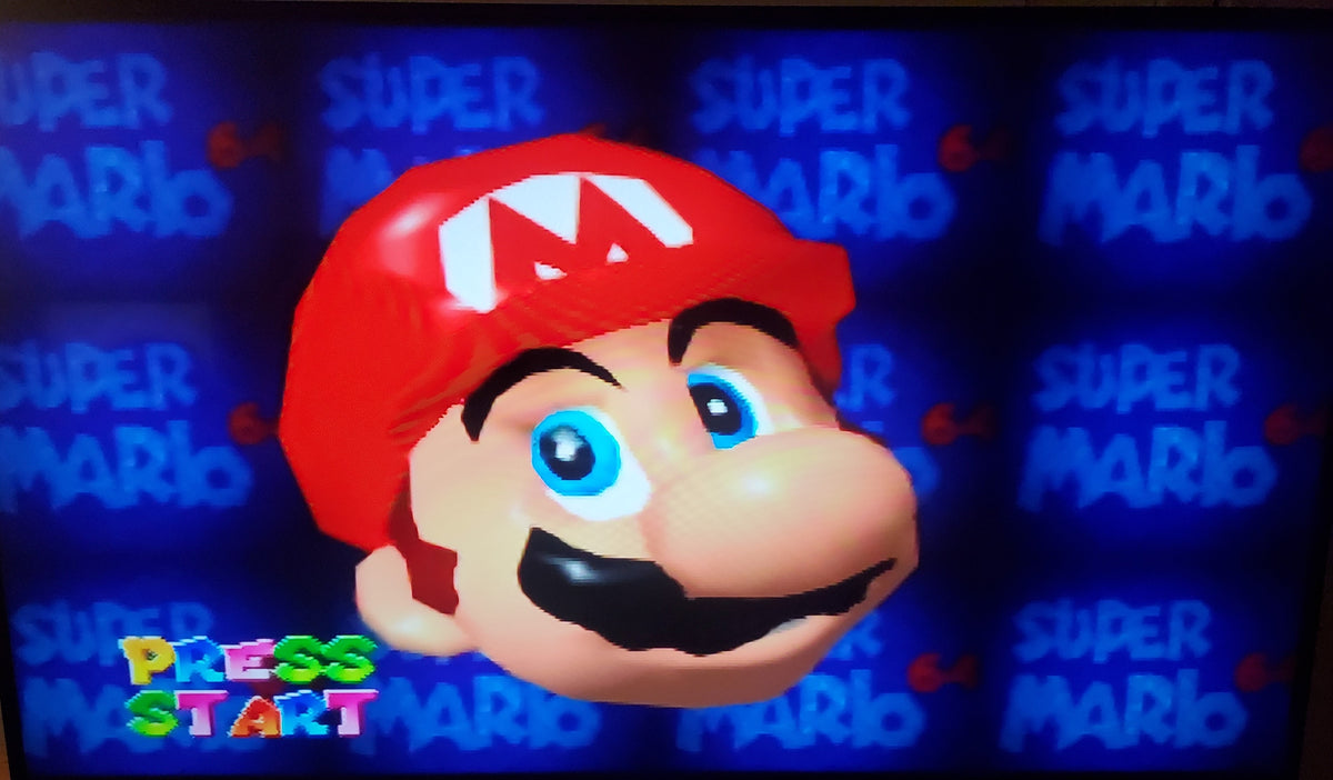 Super Mario 64 N64 Nintendo 64 Video Game Cartridge 1996 (Reproduction)