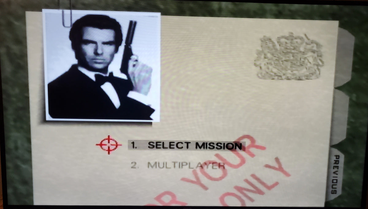 Goldeneye 007 N64 Nintendo 64 Video Game Cartridge 1997 (Reproduction)