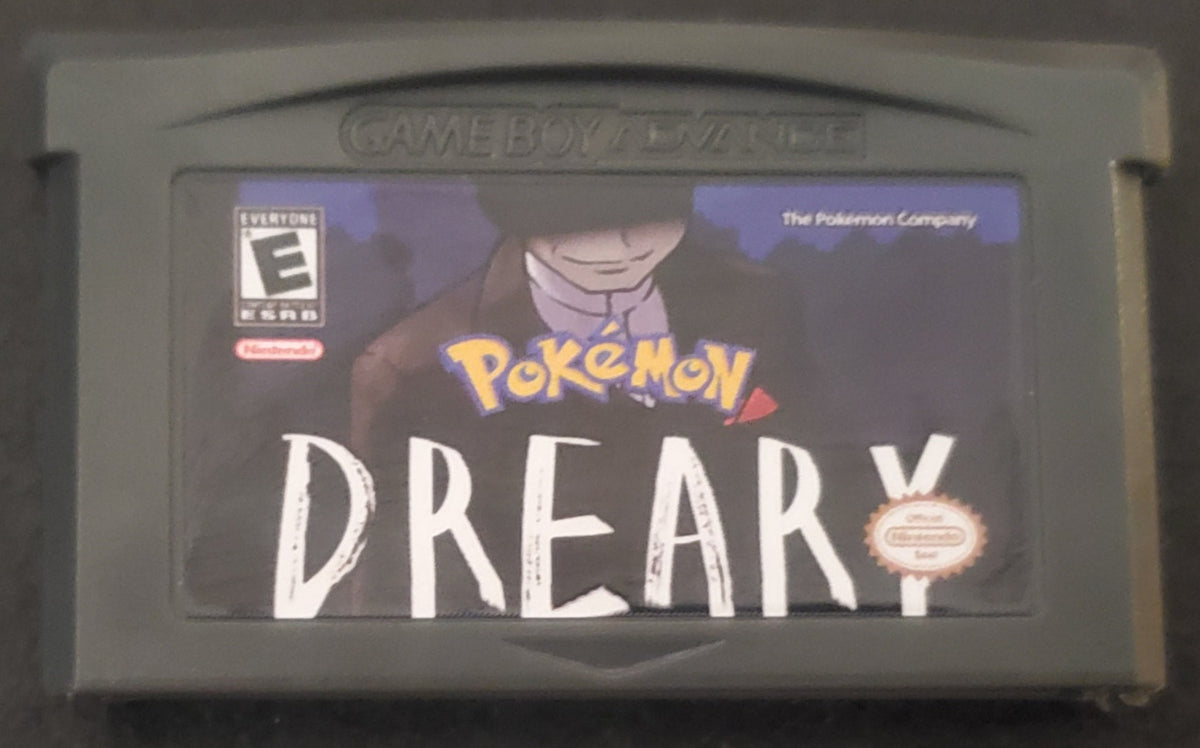 Pokemon Dreary GBA ROM Hack Video Game Boy Advance