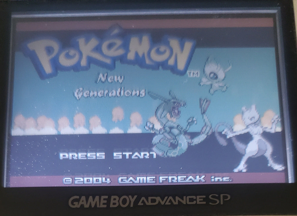 Pokemon New Generations GBA Pokemon ROM Hack Video Game Boy Advance