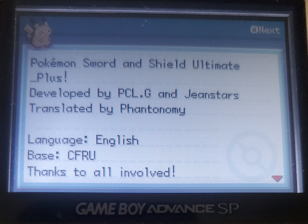 Pokemon Sword & Shield Ultimate Plus GBA Pokemon ROM Hack Game Boy Advance