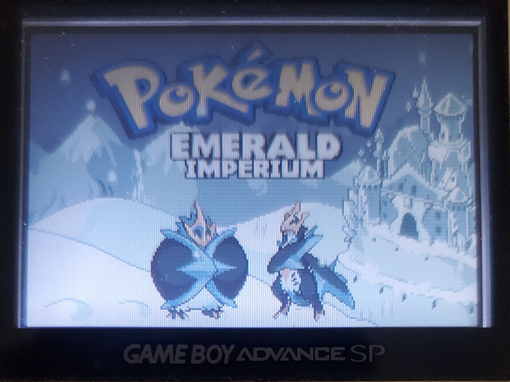 Pokemon Emerald Imperium GBA ROM Hack Video Game Boy Advance
