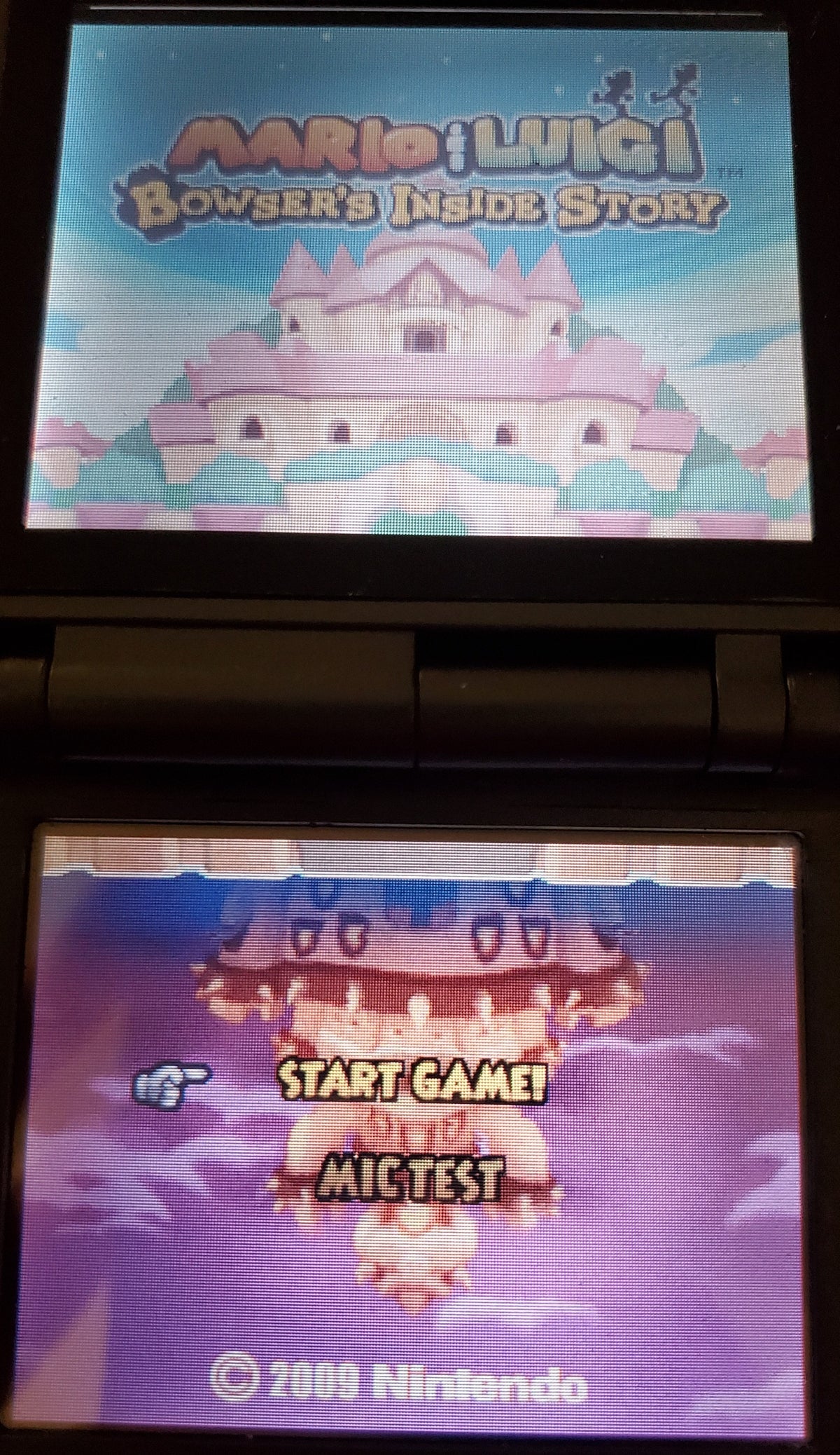 Mario and Luigi Bowser's Inside Story Video Game Nintendo DS 2009