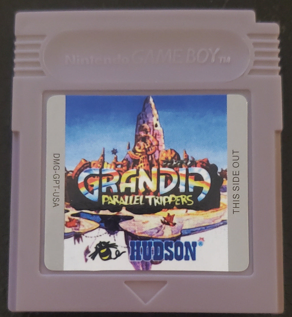 Grandia Parallel Trippers GBC Video Game Catridge Gameboy Color