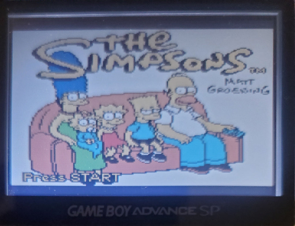 The Simpsons Treehouse of Horror GBC Video Game Catridge Gameboy Color