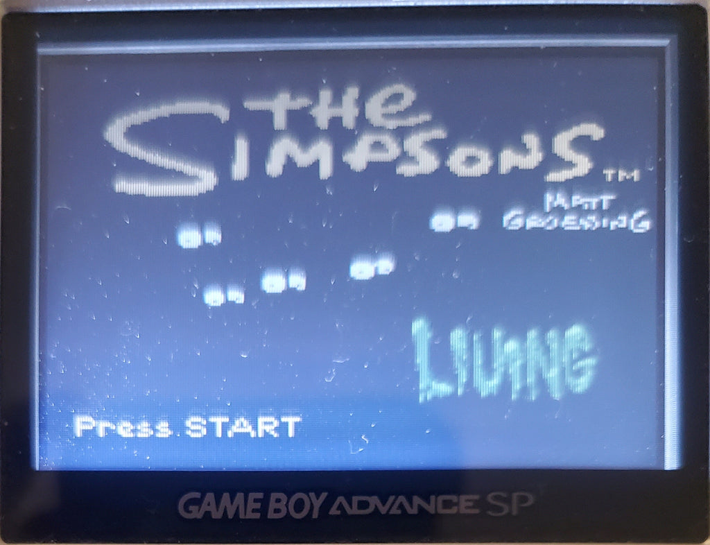 The Simpsons Treehouse of Horror GBC Video Game Catridge Gameboy Color