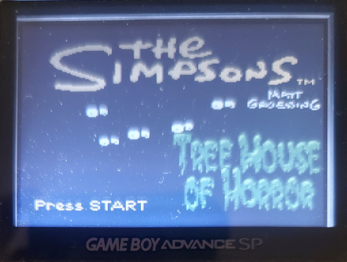 The Simpsons Treehouse of Horror GBC Video Game Catridge Gameboy Color