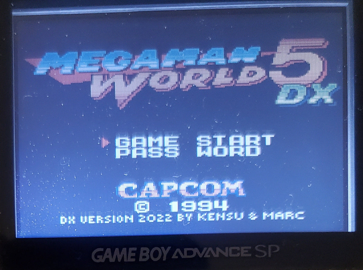 Mega Man World 5 DX GBC Video Game Catridge Gameboy Color