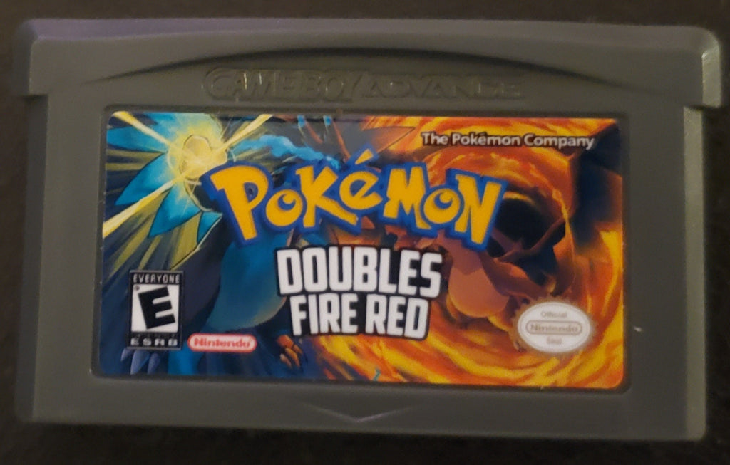 Pokemon Doubles FireRed GBA ROM Hack Video Game Boy Advance