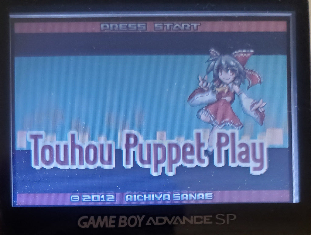 Pokemon Touhou Puppet Play GBA ROM Hack Video Game Boy Advance