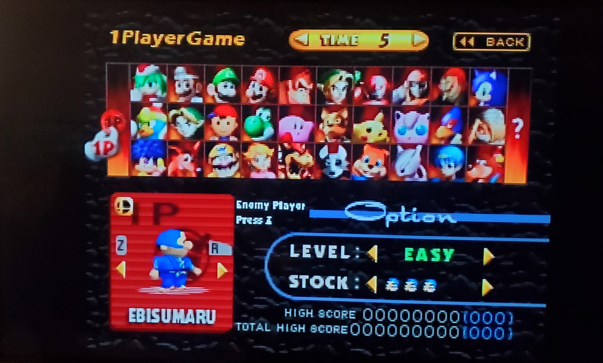 Super Smash Bros Remix N64 Nintendo 64 Video Game Cartridge