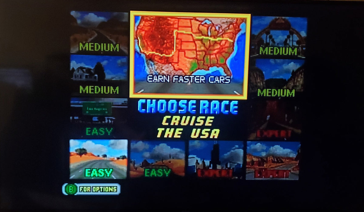 Cruis'n USA N64 Nintendo 64 Video Game Cartridge 1996