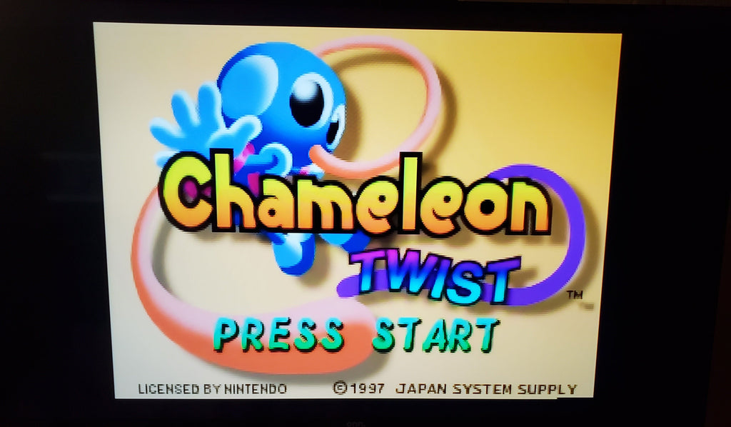 Chameleon Twist 1 N64 Nintendo 64 Video Game Cartridge 1997