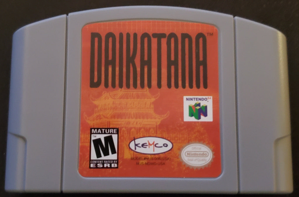 Daikatana N64 Nintendo 64 Video Game Cartridge 2000