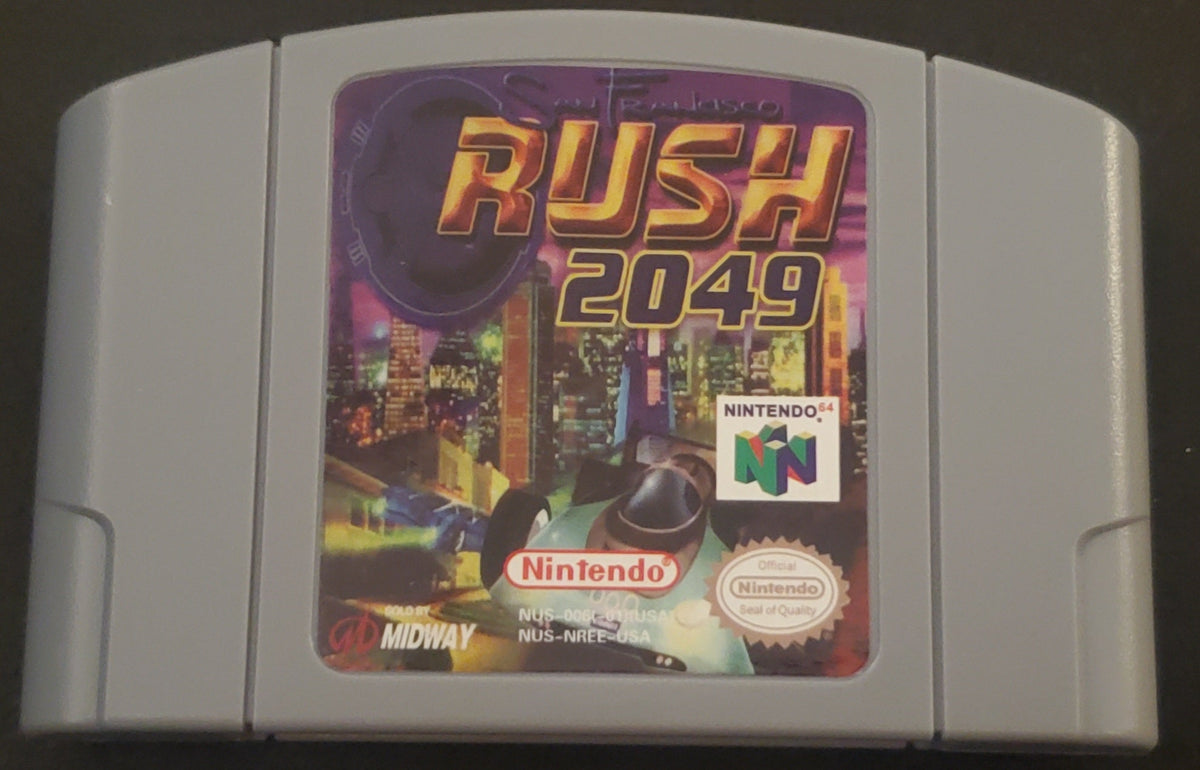 San Francisco Rush 2049 N64 Nintendo 64 Video Game Cartridge 1999