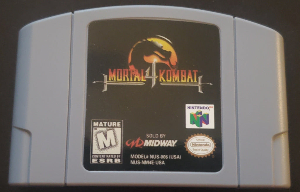 Mortal Kombat 4 N64 Nintendo 64 Video Game Cartridge 1997