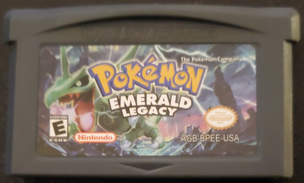 Pokemon Emerald Legacy GBA Pokemon ROM Hack Video Game Boy Advance