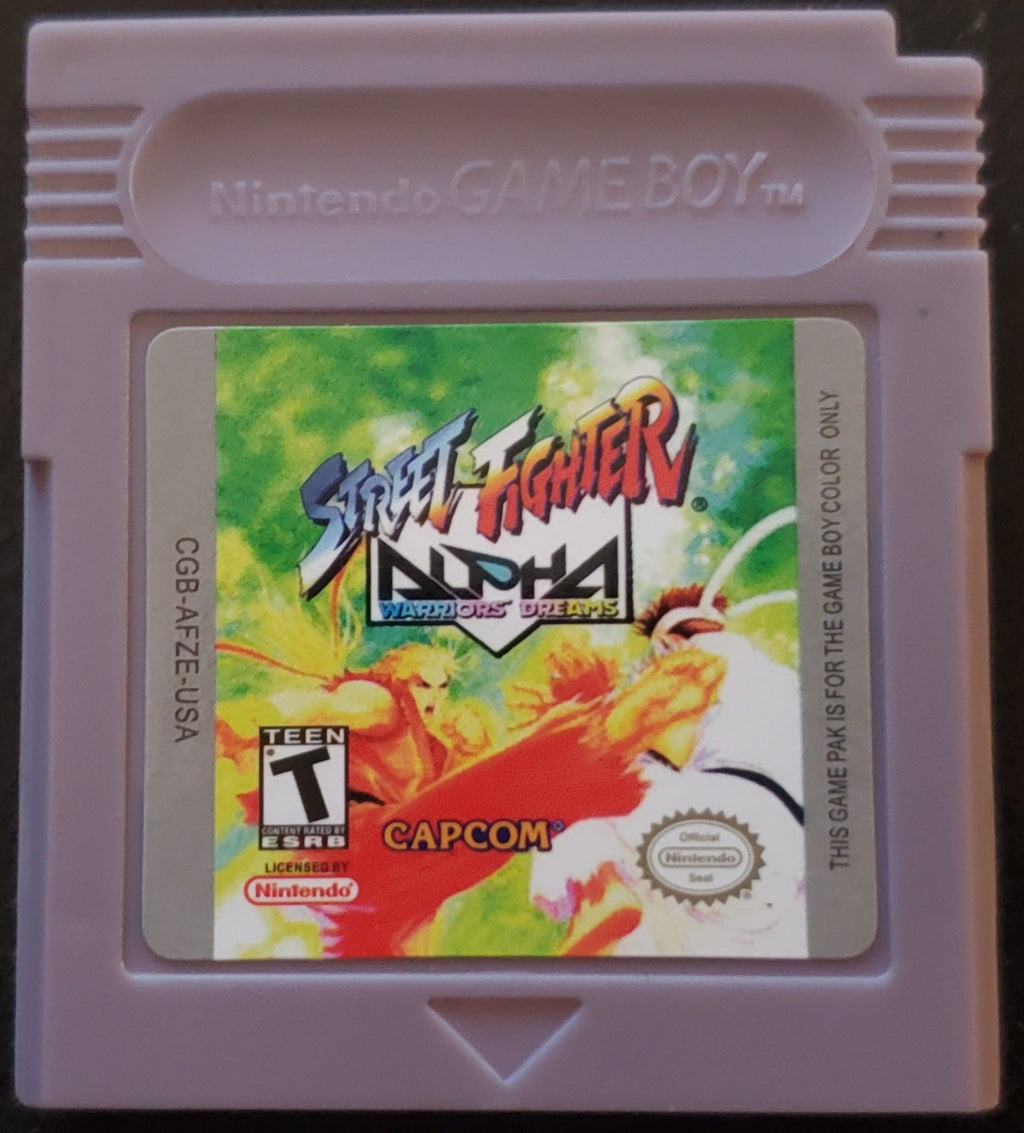 Street Fighter Alpha Gameboy Color GBC Video Game Catridge 2000