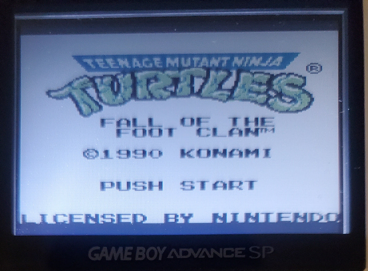 TMNT Fall Of The Foot Clan GB Video Game Catridge Gameboy 1990