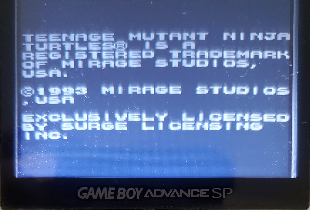 TMNT 3 Radical Rescue GB Video Game Catridge Gameboy 1993