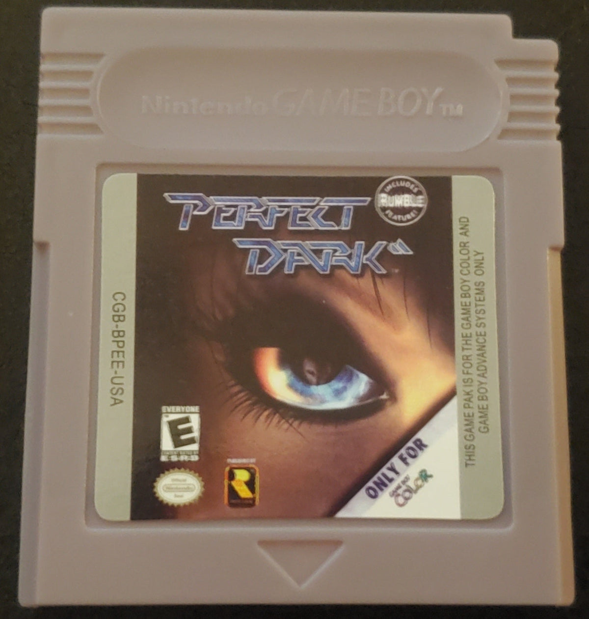 Perfect Dark Gameboy Color GBC Video Game Catridge 2000