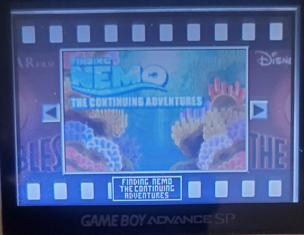 The Incredibles and Finding Nemo GBA Video Game Boy Advance 2007