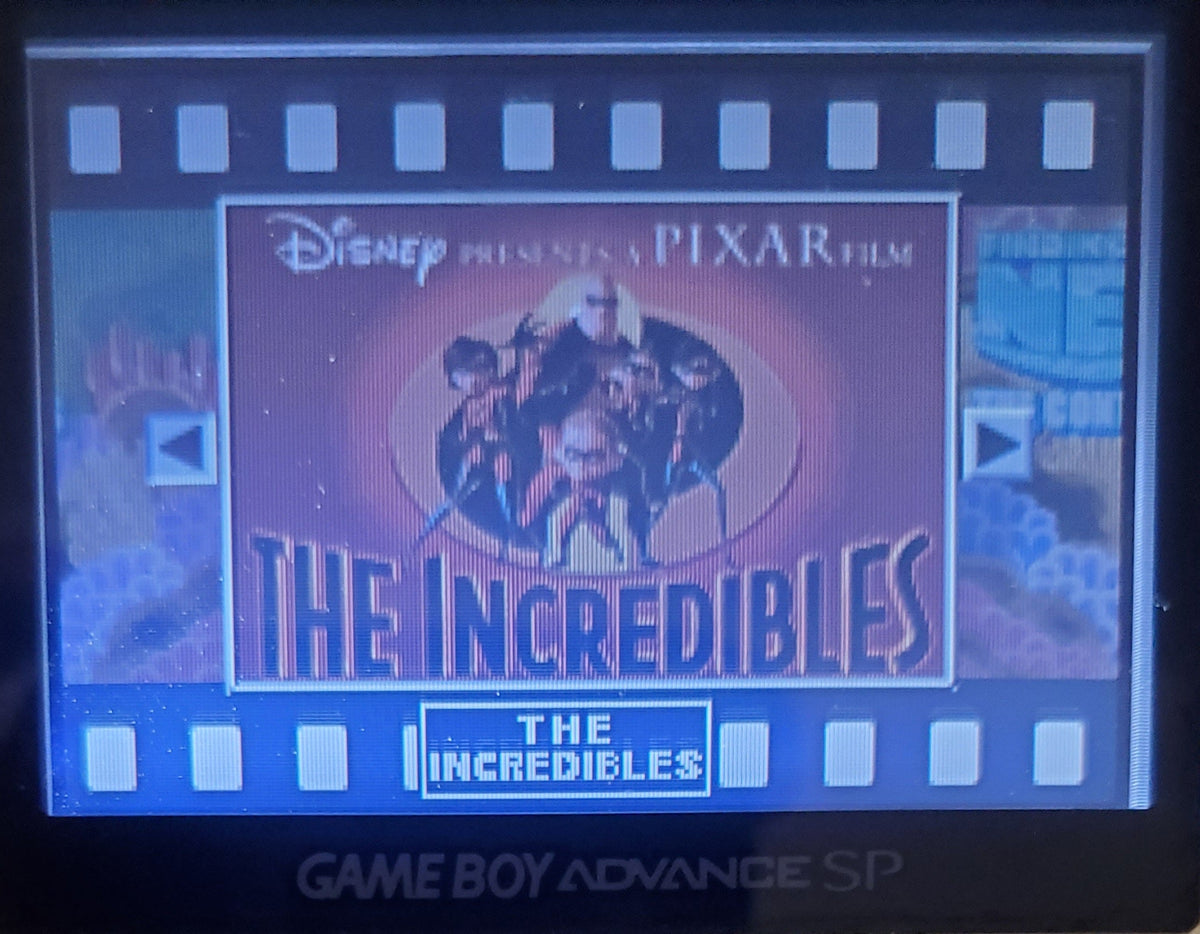 The Incredibles and Finding Nemo GBA Video Game Boy Advance 2007