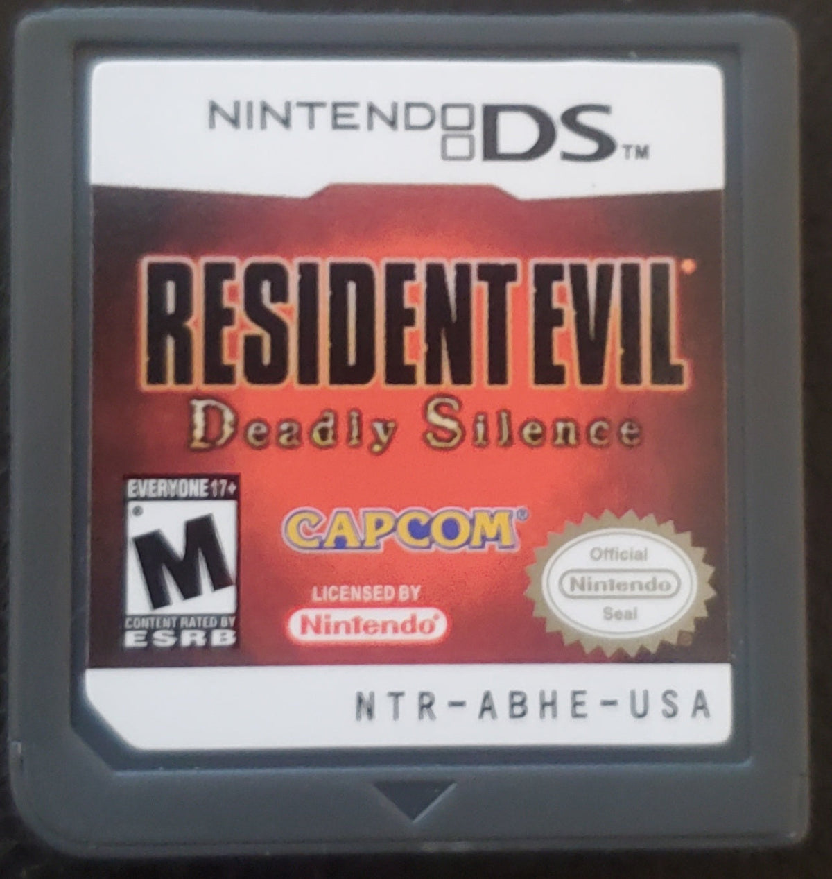 Resident Evil Deadly Silence DS Video Game Cartridge Nintendo DS 2006 (Reproduction)