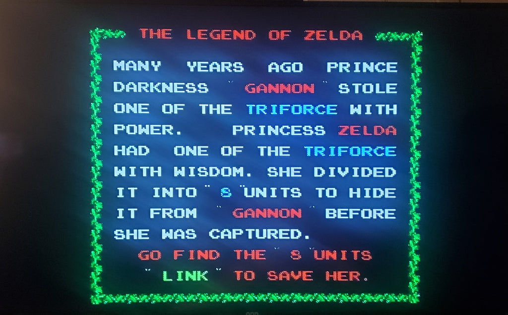 The Legend of Zelda — NES (Reproduction)