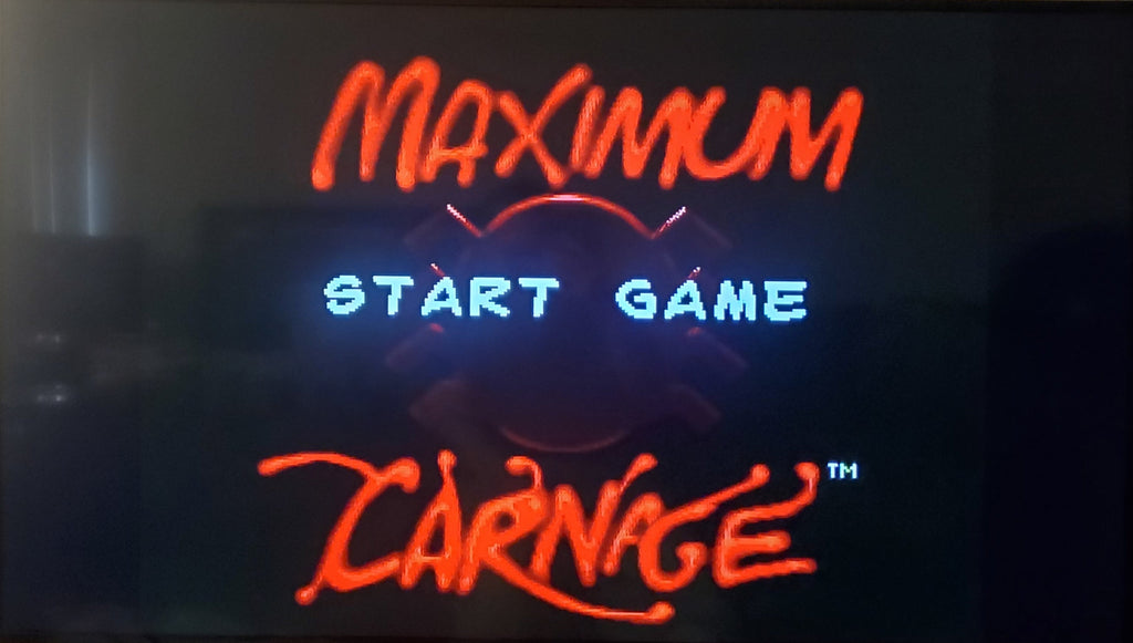 Spider-Man and Venom Maximum Carnage — Super Nintendo (Reproduction)