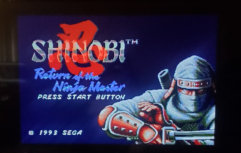 Shinobi 3 Return of the Ninja Master — Sega Genesis (Reproduction)