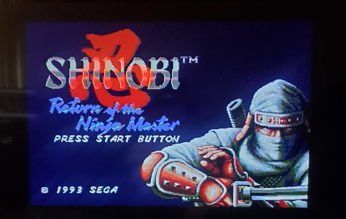 Shinobi 3 Return of the Ninja Master — Sega Genesis (Reproduction)